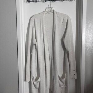 Cute Long Open Lite Cardigan with Pockets